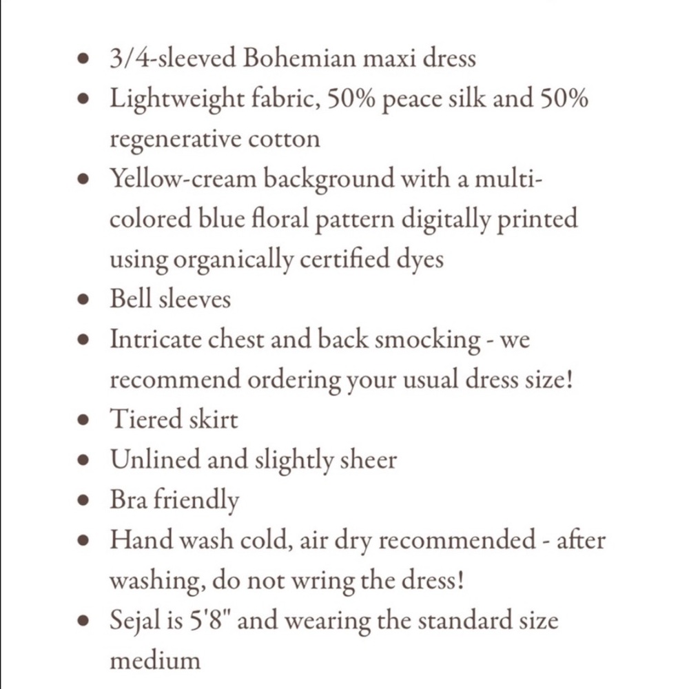 Christy Dawn Silk/Cotton Basil Dress - Picture 9 of 9